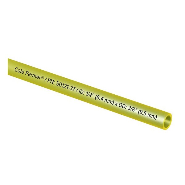 Cole-Parmer PVC Fuel and Lubricant Tubing, Yellow, 1/4in ID x 3/8in OD; 25 Ft 40400625 - main